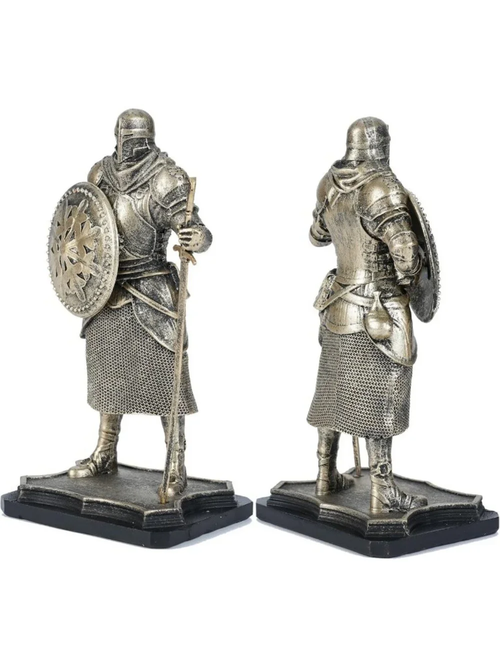 7'' Warrior Figurine Statue - Guard Soldier Knight Decor for Office & Study Room